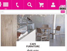 Tablet Screenshot of cafeideas.com.au